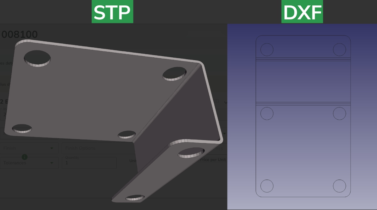 STP vs DXF