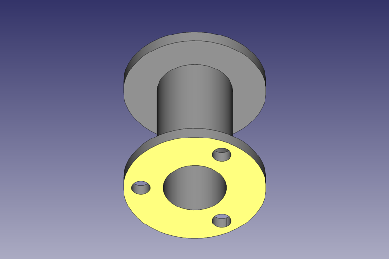 CNC Part - 3d View